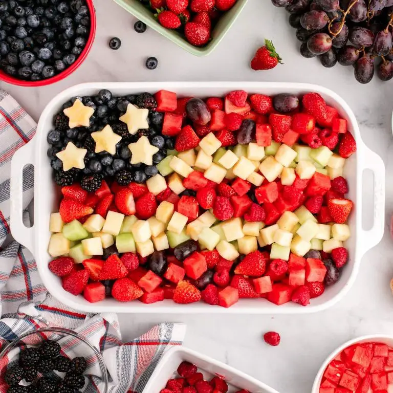 Red, White, and Blue Fruit Salad