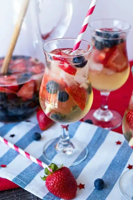 Red, White, and Blue Sangria