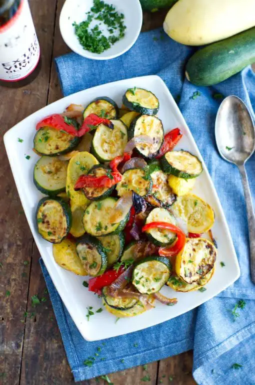 Roasted Italian Squash Medley