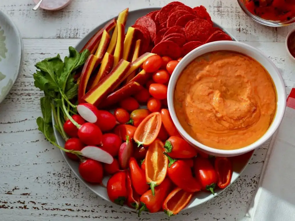 Roasted Red Pepper and White Bean Dip