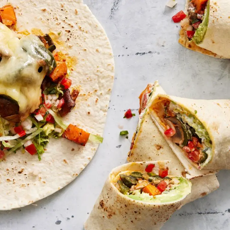 Roasted Vegetable Breakfast Burrito