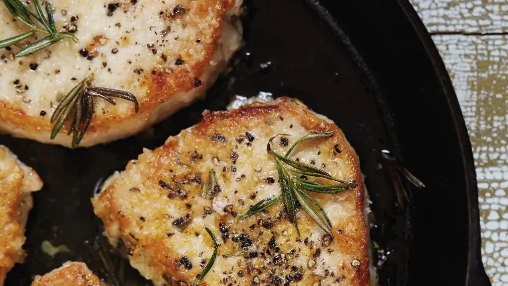Rosemary Garlic Pork Chops