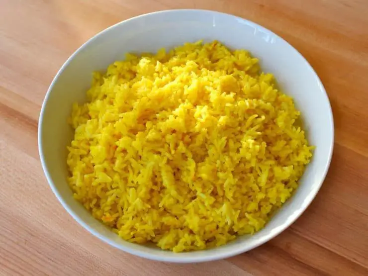 Saffron Infused Vegetable Rice