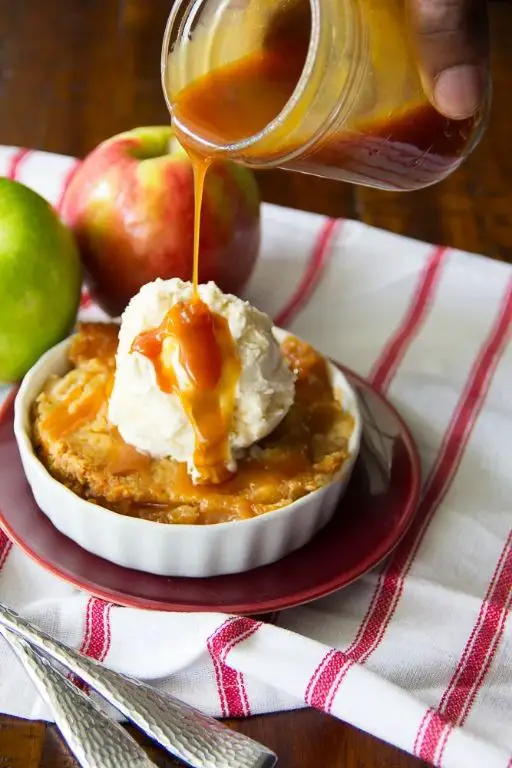 Salted Caramel Dump Cake