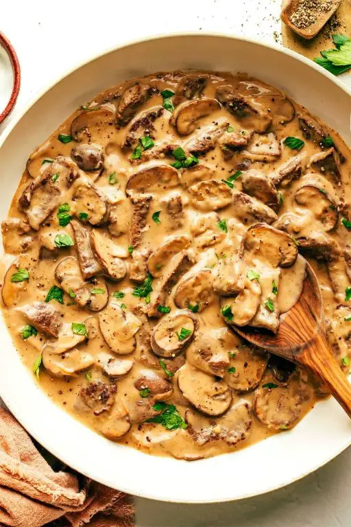 Savory Beef Stroganoff with Creamy Mushroom Sauce