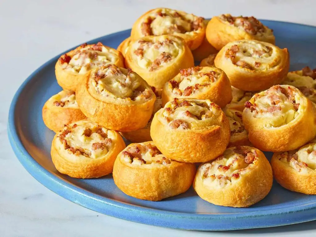 Savory Crescent Roll Breakfast Pinwheels
