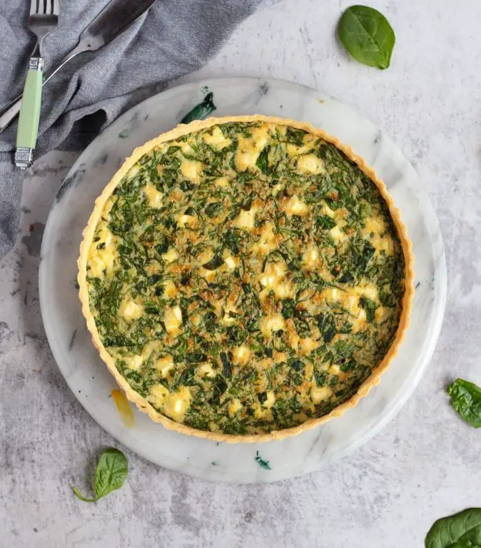 Savory Spinach and Feta Quiche