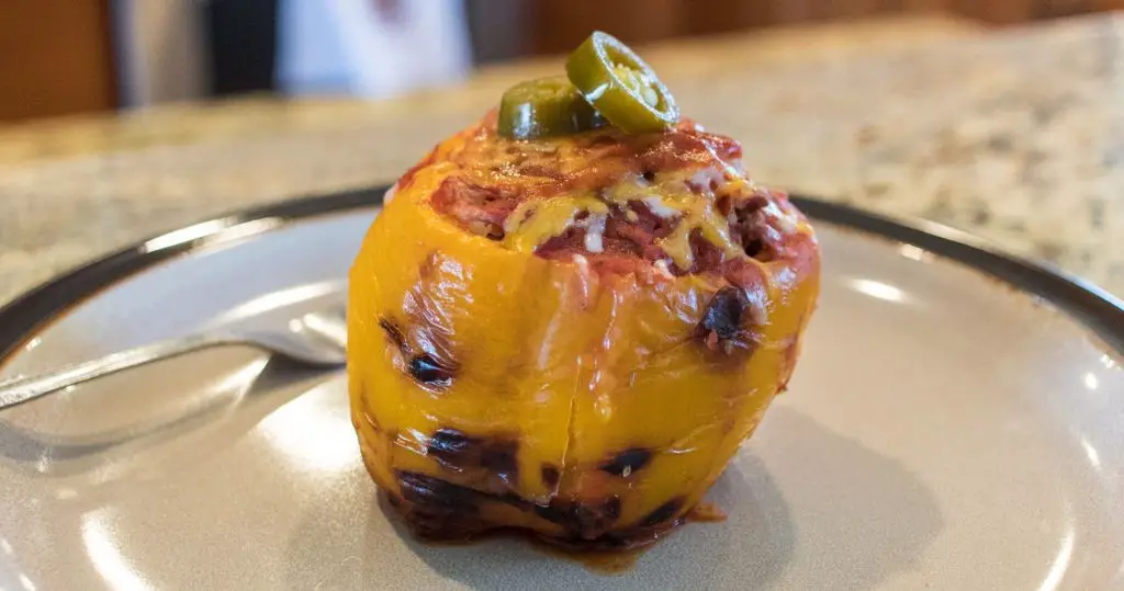 Scout Fire Stuffed Bell Peppers