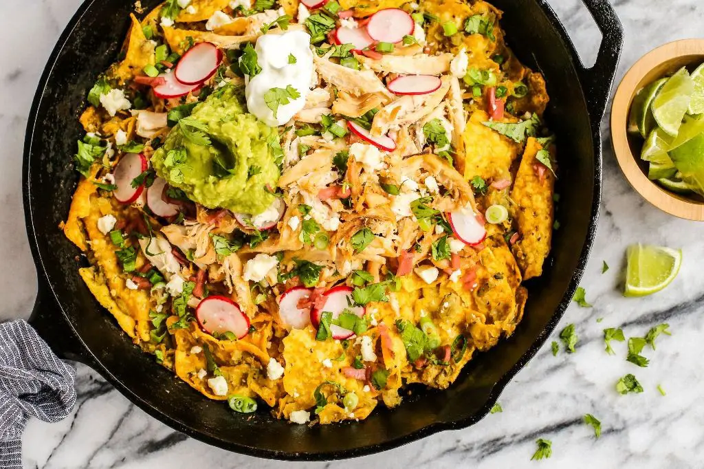 Shredded Chicken Chilaquiles