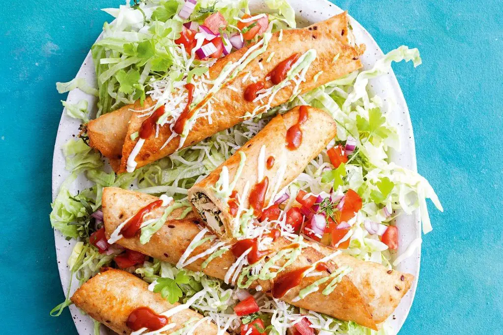 Shredded Chicken Taquitos