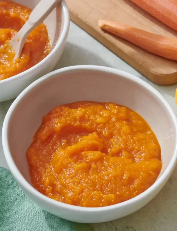 Simple Pureed Carrots for Smooth Digestion