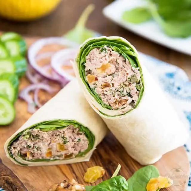 Simple Tuna Salad Wrap