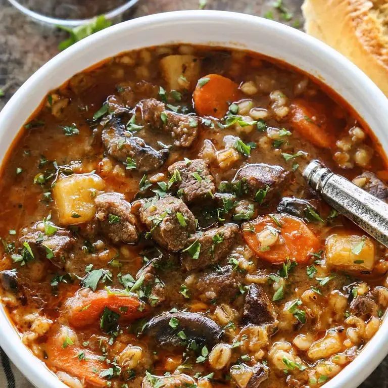 Slow Cooker Beef Tips with Barley