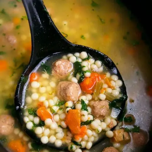 Slow Cooker Italian Wedding Soup