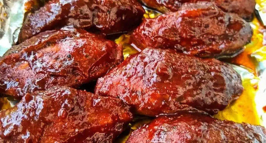 Smoked Pork Cheeks with BBQ Glaze