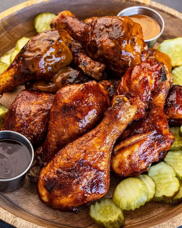 Smoked Sweet and Spicy Drumsticks