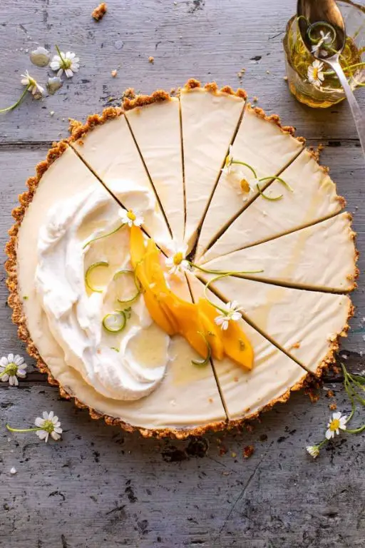 Snowy Coconut and Lime Tart