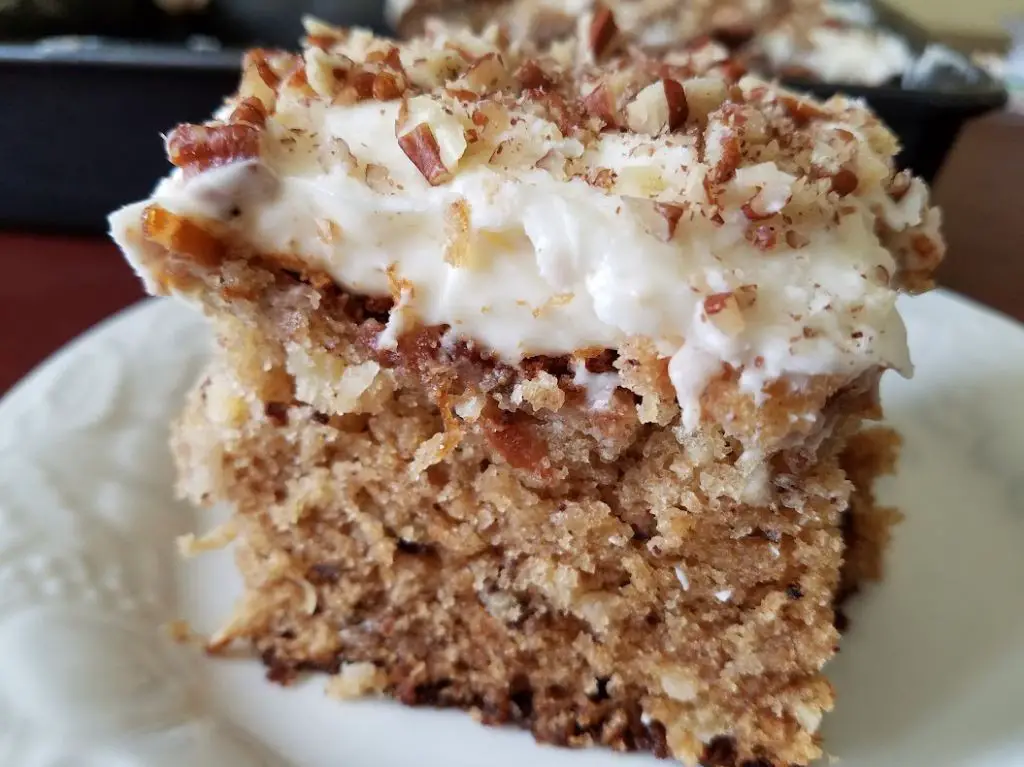Southern Style Preachers Cake with Coconut Topping