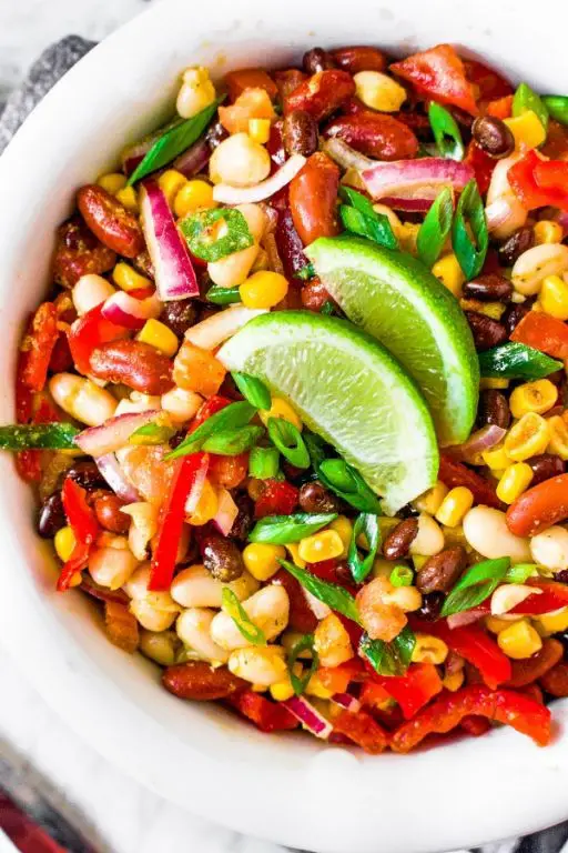 Southwest Kidney Bean Salad with Corn