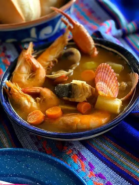 Spicy 7 Mares Seafood Soup