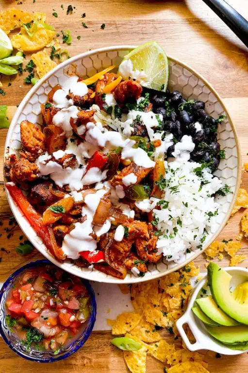 Spicy Chicken Fajita Bowl