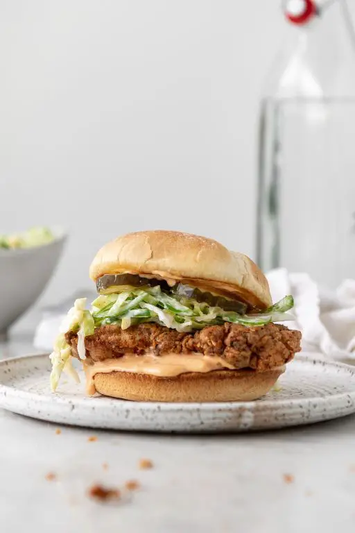 Spicy Fried Chicken Sandwich with Jalapeño Mayo