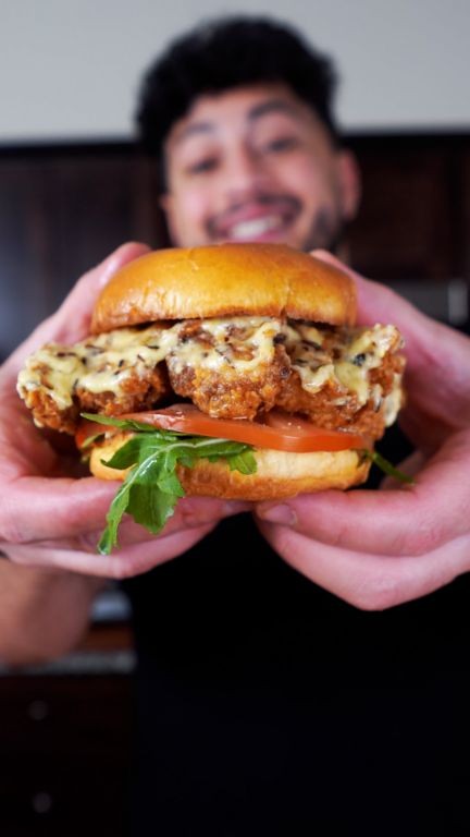 Spicy Garlic Parmesan Chicken Sandwich