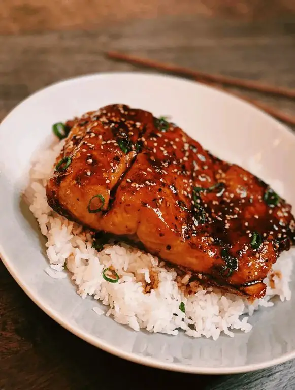 Spicy Honey Glazed Salmon