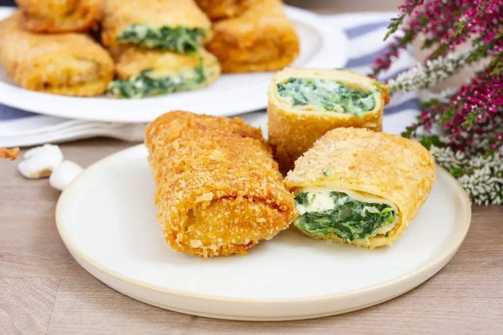 Spinach and Ricotta Croquettes with Marinara Sauce