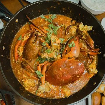 Sri Lankan Crab Curry with Coconut and Spices