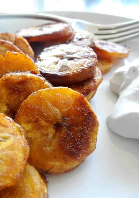 Sweet Cinnamon Baked Plantains