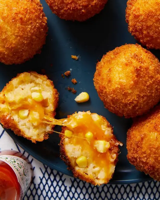 Sweet Corn and Cheddar Croquettes