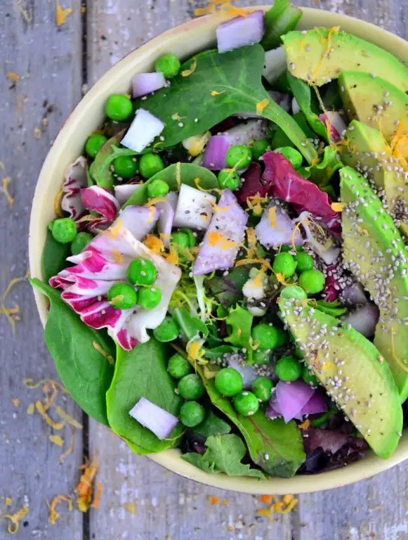 Sweet Pea and Avocado Salad