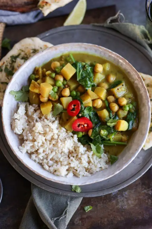 Sweet Pea and Potato Curry