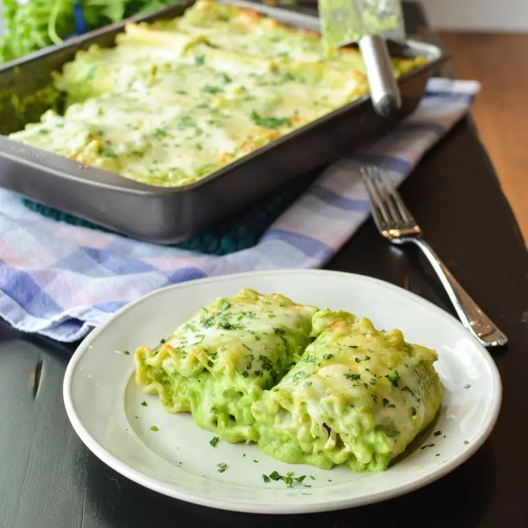 Sweet Pea and Spinach Lasagna