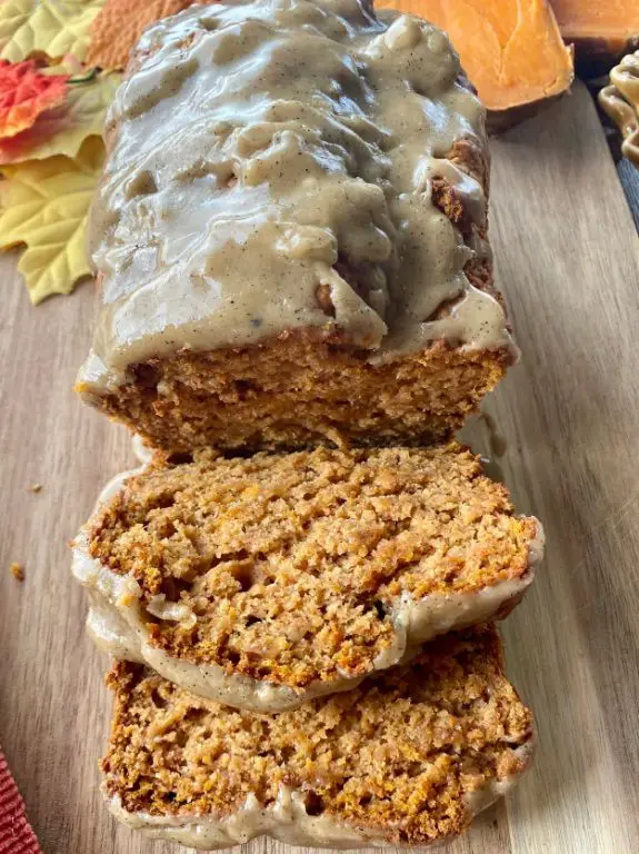 Sweet Potato Bread with Maple Glaze