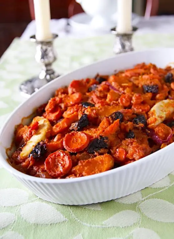 Sweet Potato and Apple Tzimmes