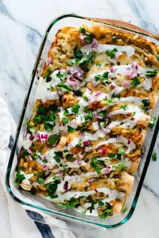 Sweet Potato and Black Bean Enchiladas