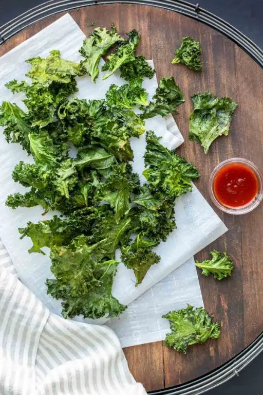 Taco Seasoned Crispy Kale Treats