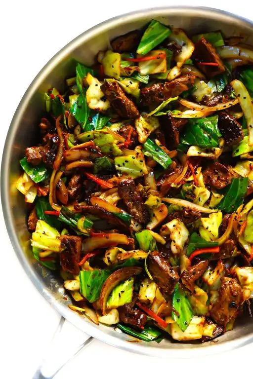 Tangy Beef and Cabbage Stir-Fry