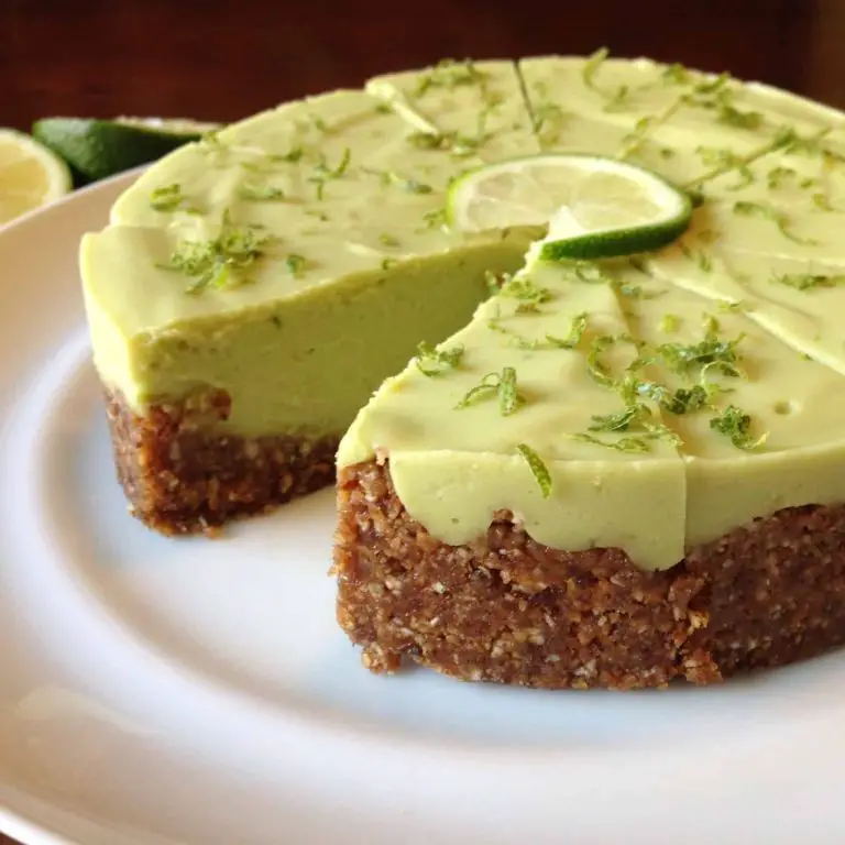 Tangy Key Lime Pie with Avocado as an Egg Substitute