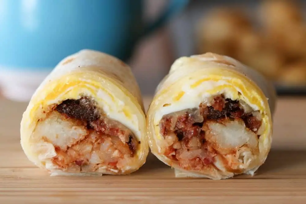 Tater Tot Breakfast Burritos