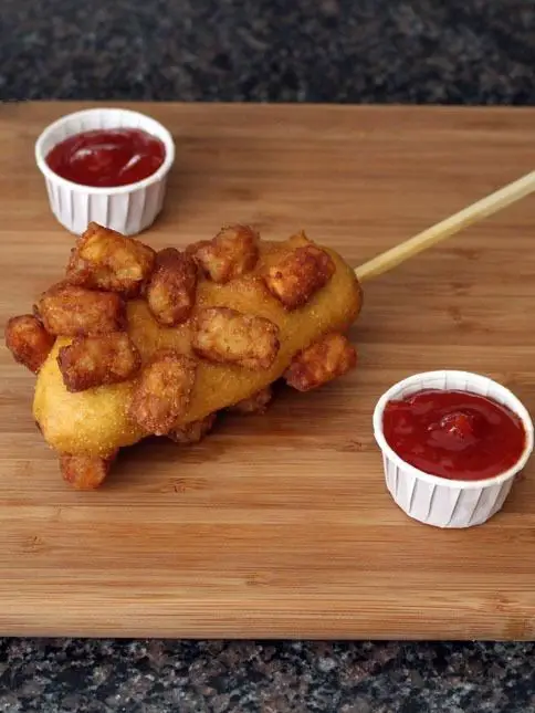 Tater Tot Corn Dog Bites