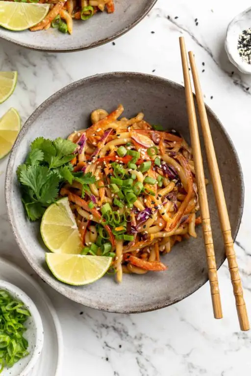 Thai Peanut Noodle Bowls
