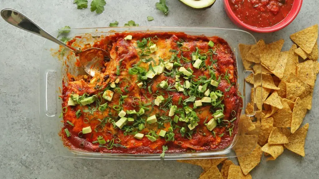Three Sisters Enchiladas with Green Sauce