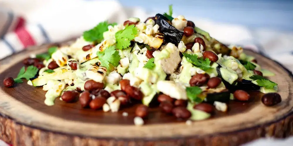 Three Sisters Salad with Lime Dressing