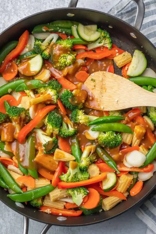 Three Sisters Stir-Fry with Soy Glaze