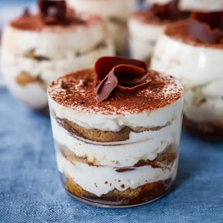 Tiramisu with Espresso and Cocoa Powder