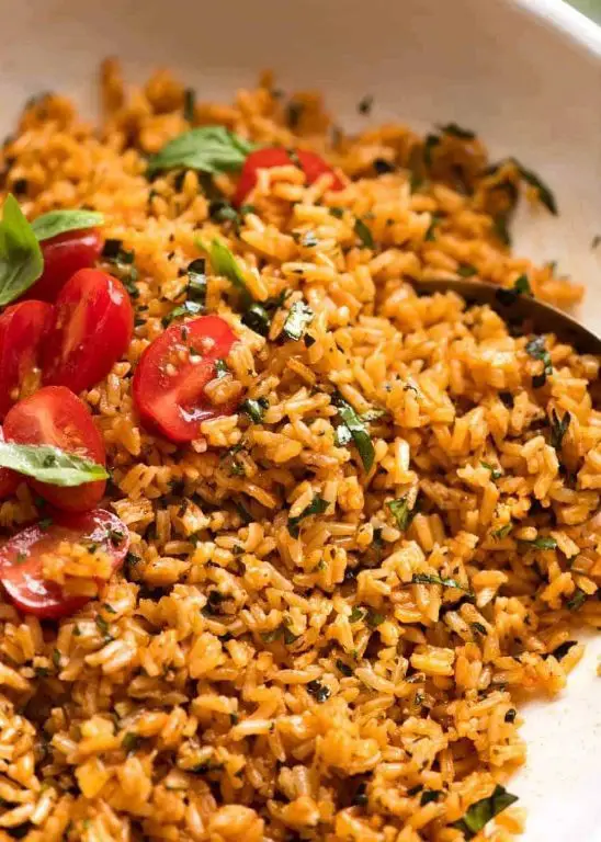 Tomato Pulao with Fresh Herbs