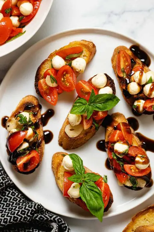 Tomato and Mozzarella Bruschetta